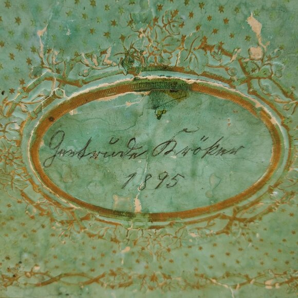 1895 German Songbook Antique Condition Fragile Historical Musical Manuscript - Picture 11 of 11